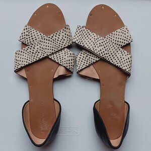 "Madewell" polka sandals